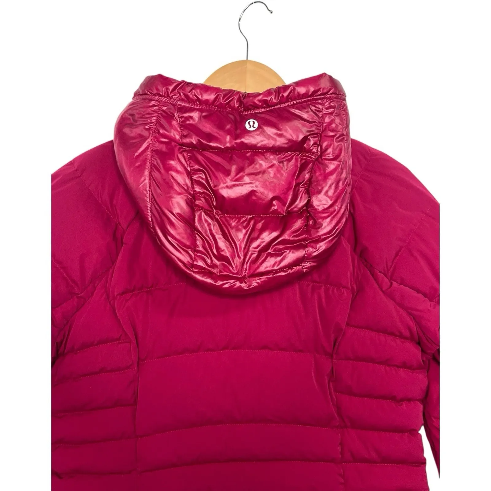 Lululemon Goose Down Right Cozy Pullover Womens 8 Pink Puffer Quilted Outdoor - Image 10