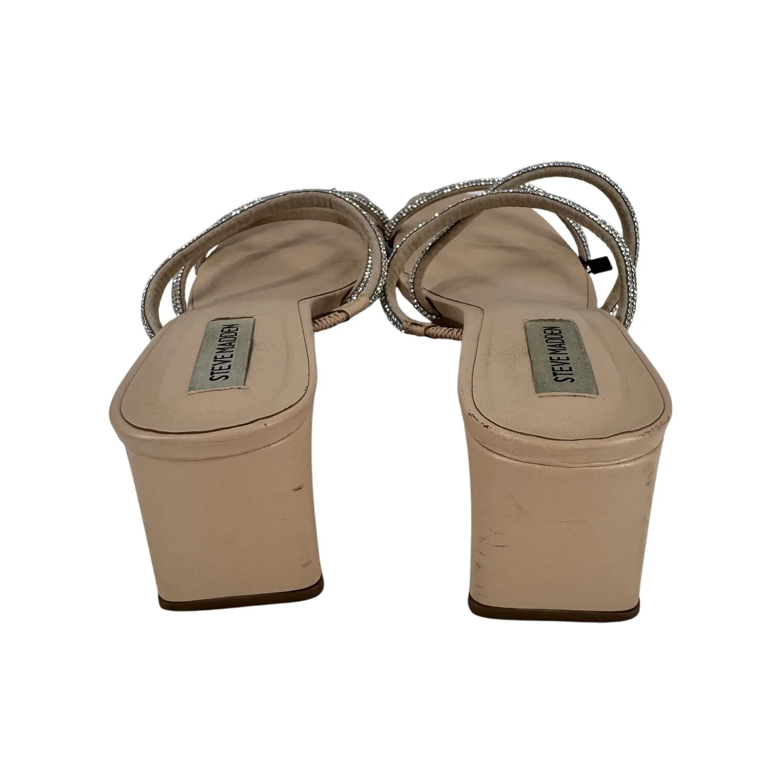 Steve Madden Embellished Strappy Block Heel Sandal - Image 4