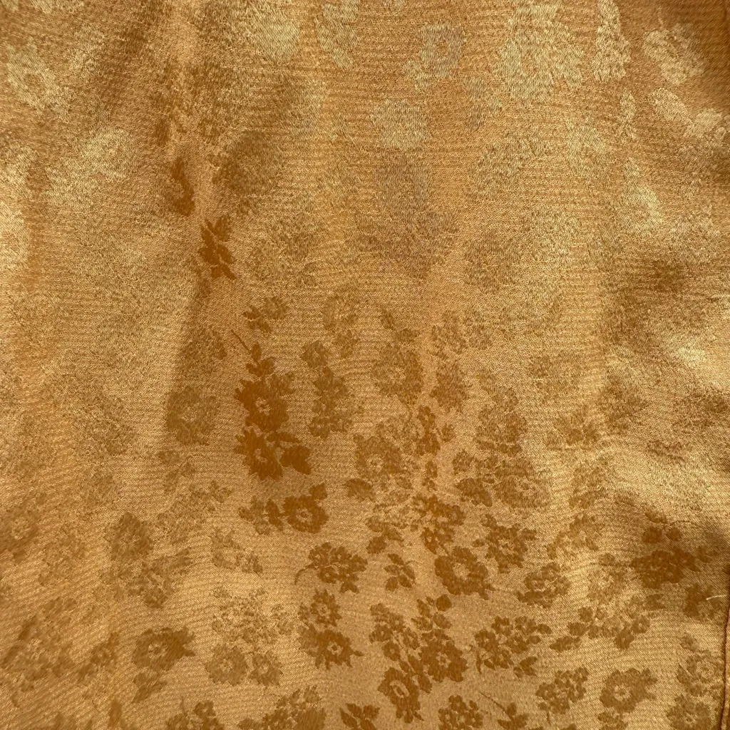 Anthropologie Current Air Mari Blouse Mustard Yellow Puff Sleeve Size Small New - Image 6