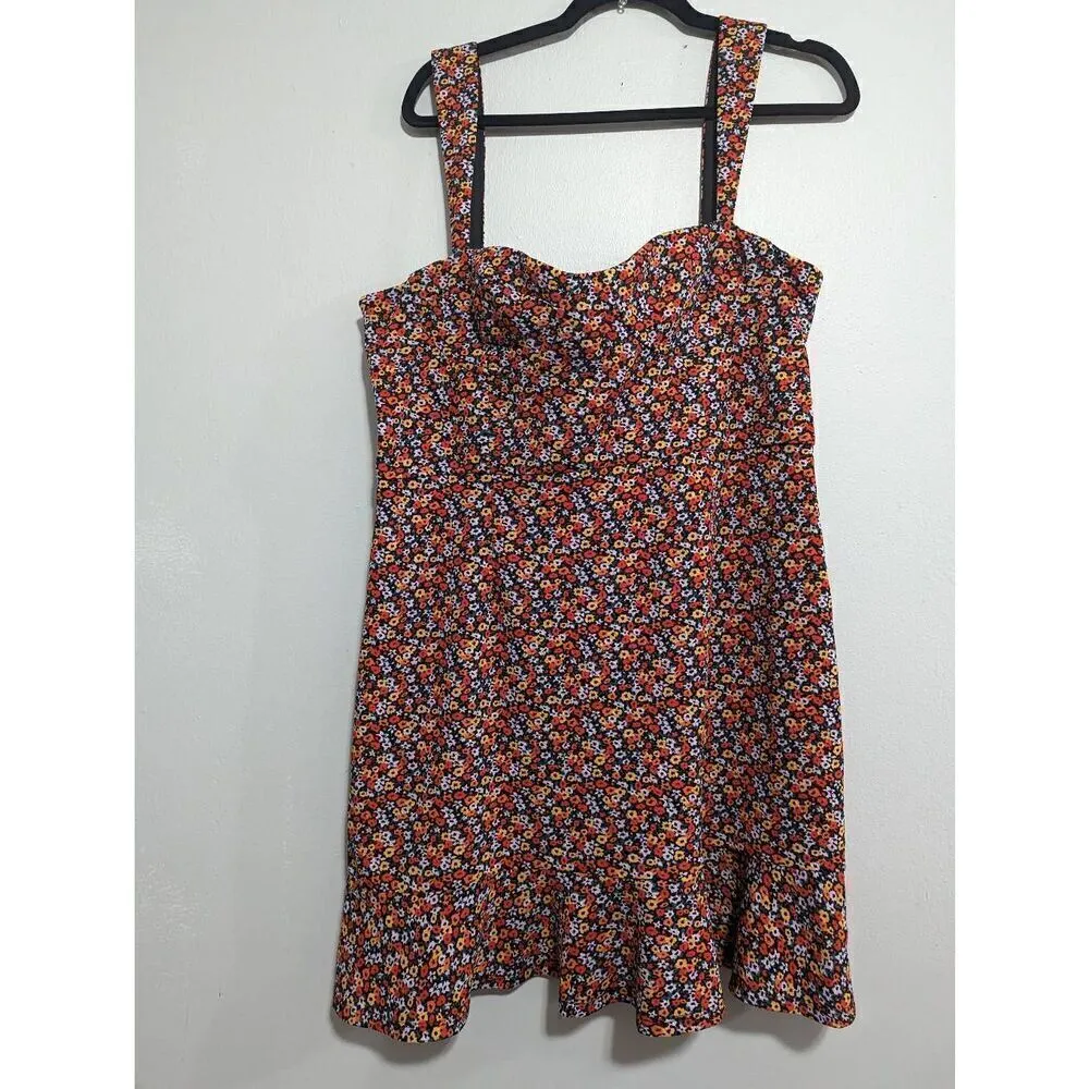 Anthropologie Hutch Ditsy floral corset mini dress size XL NEW - Image 3