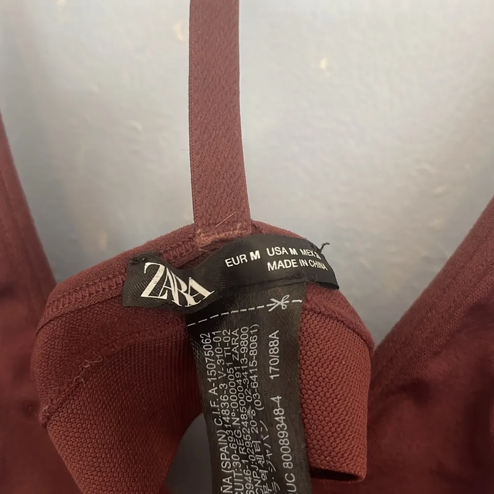 Zara Nwot Spaghetti Strap Racerback Stretchy Bralette - Image 2
