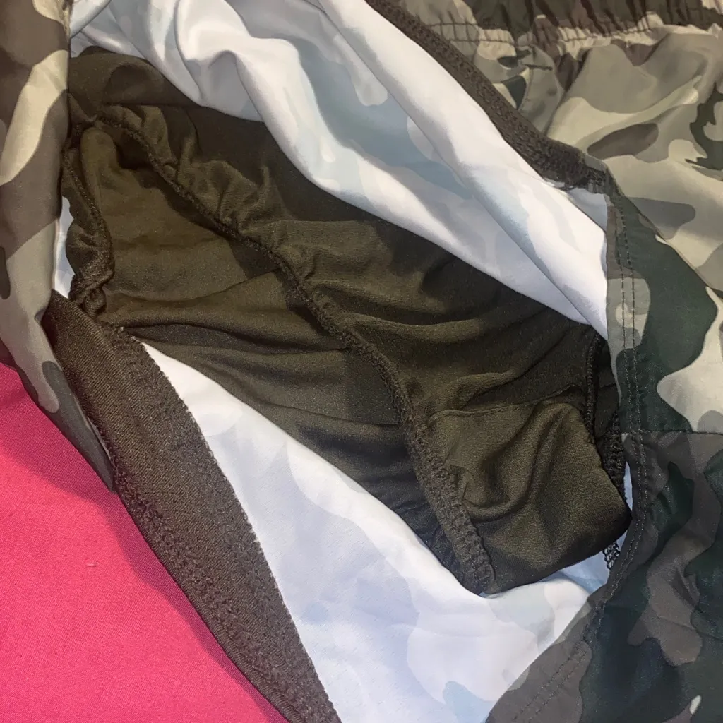 Athletic Works Camo Print Swim Shorts With Pockets - Image 4