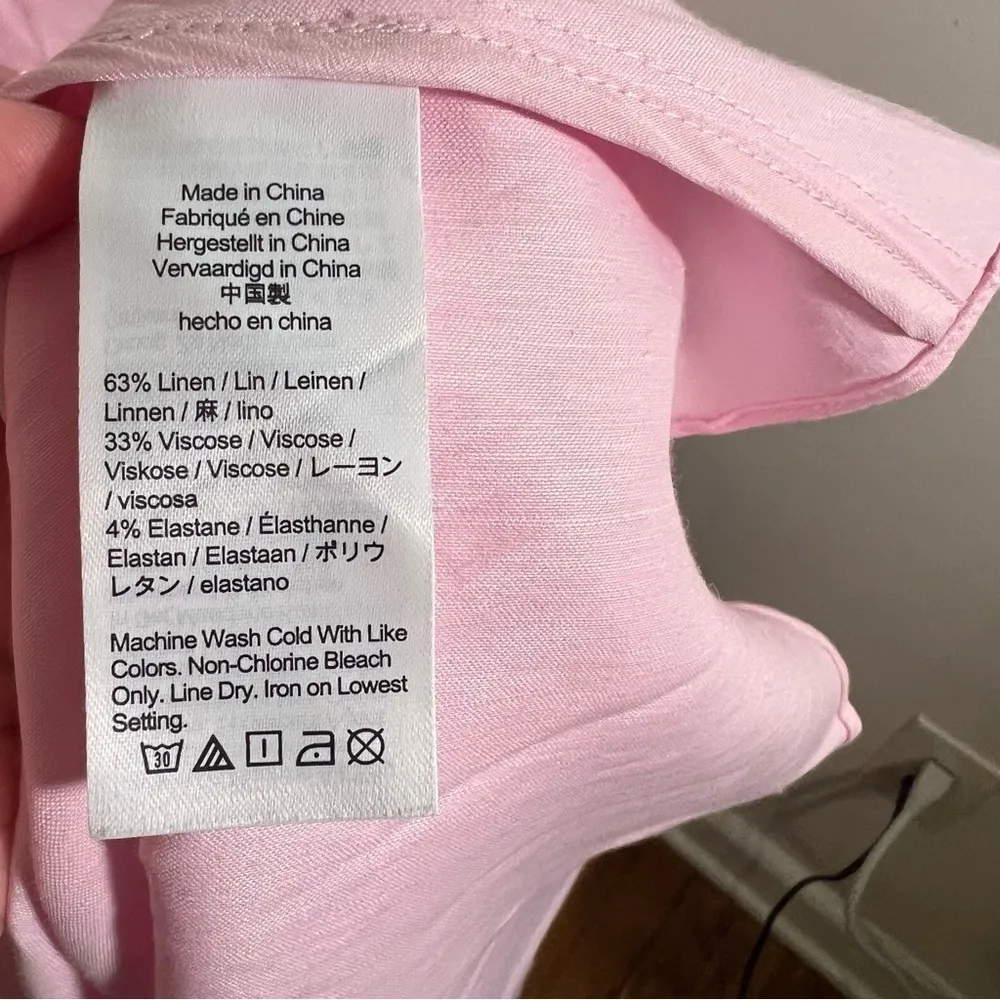 J. Crew Stretch Viscose-Blend Button-Front Midi Dress Light Pink 16 - Image 15