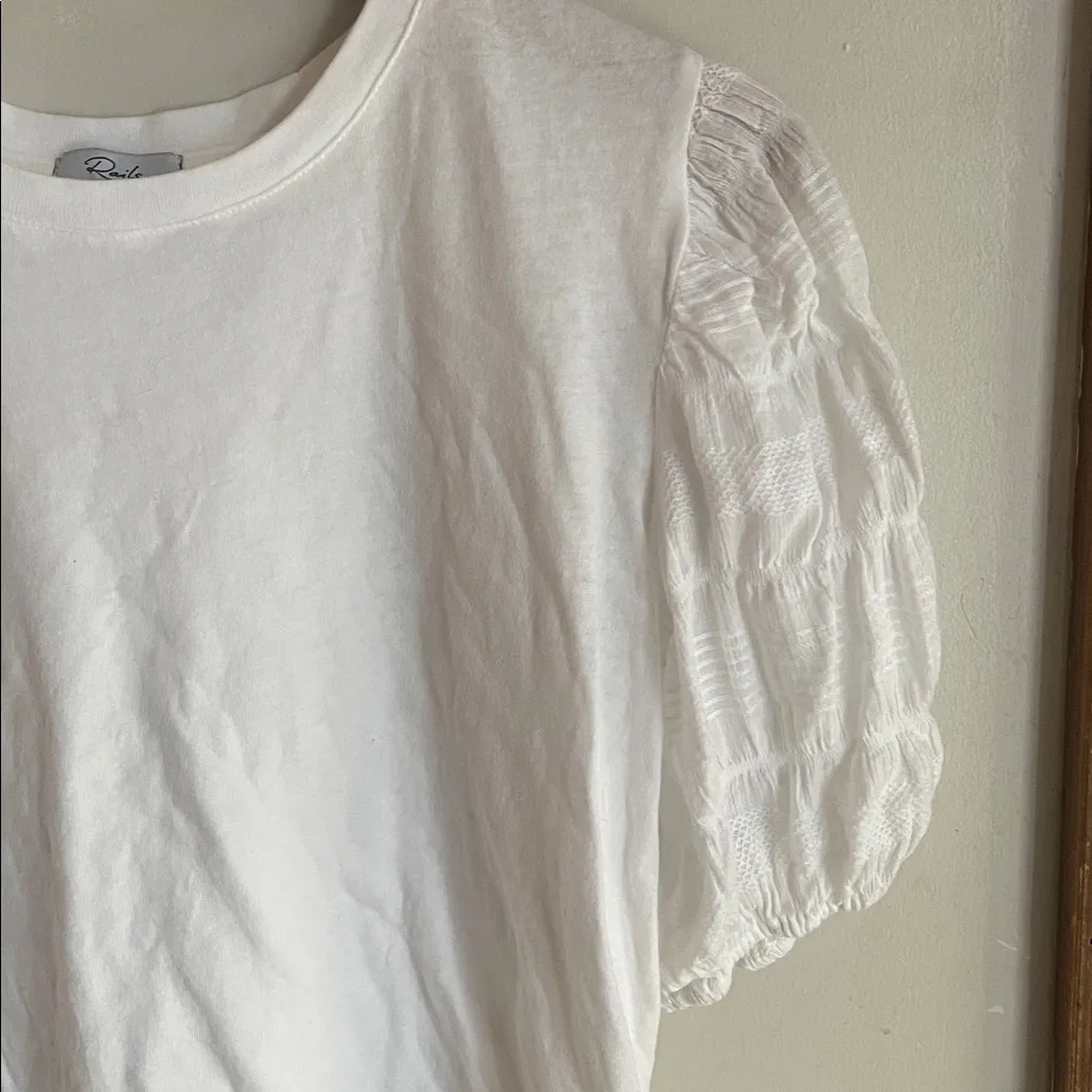 RAILS Liza White Seersucker Top - Image 4