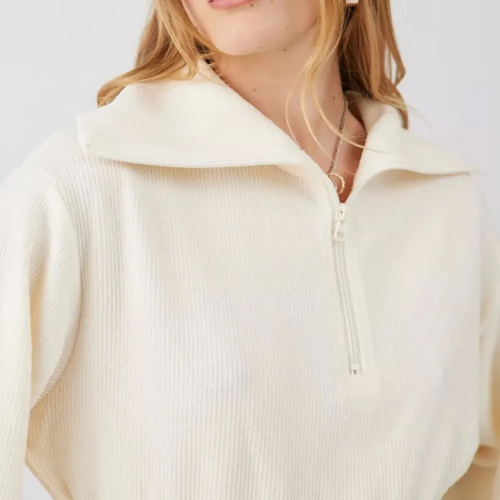 BDG  New Leaf Cropped Sweatshirt NWT Size S - White - Image 5