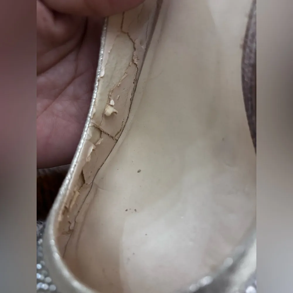 INC International Concepts Heels Silver Rhinestone Jeweled Pumps Size 10M - Image 9