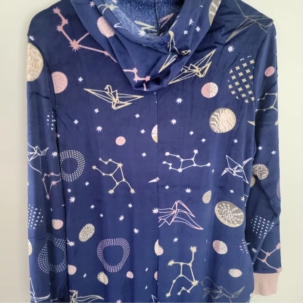 NWT Hale Bob RARE Sleeper Celestial Onesie Navy Blue Size Large - Image 6