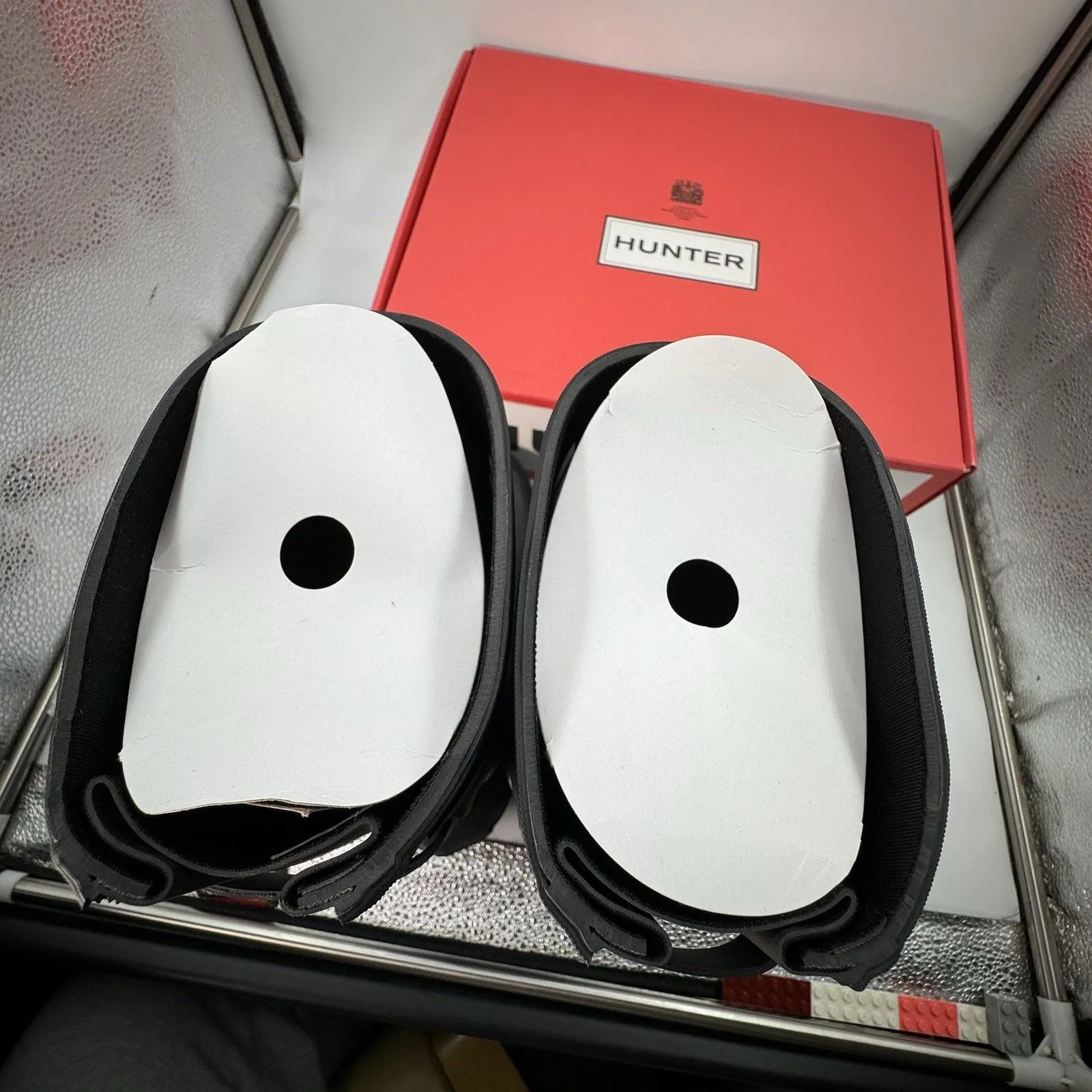 New Hunter Women's Black (BLK) Original Short Back Adjustable Rain Boots Sz 7 - Image 13