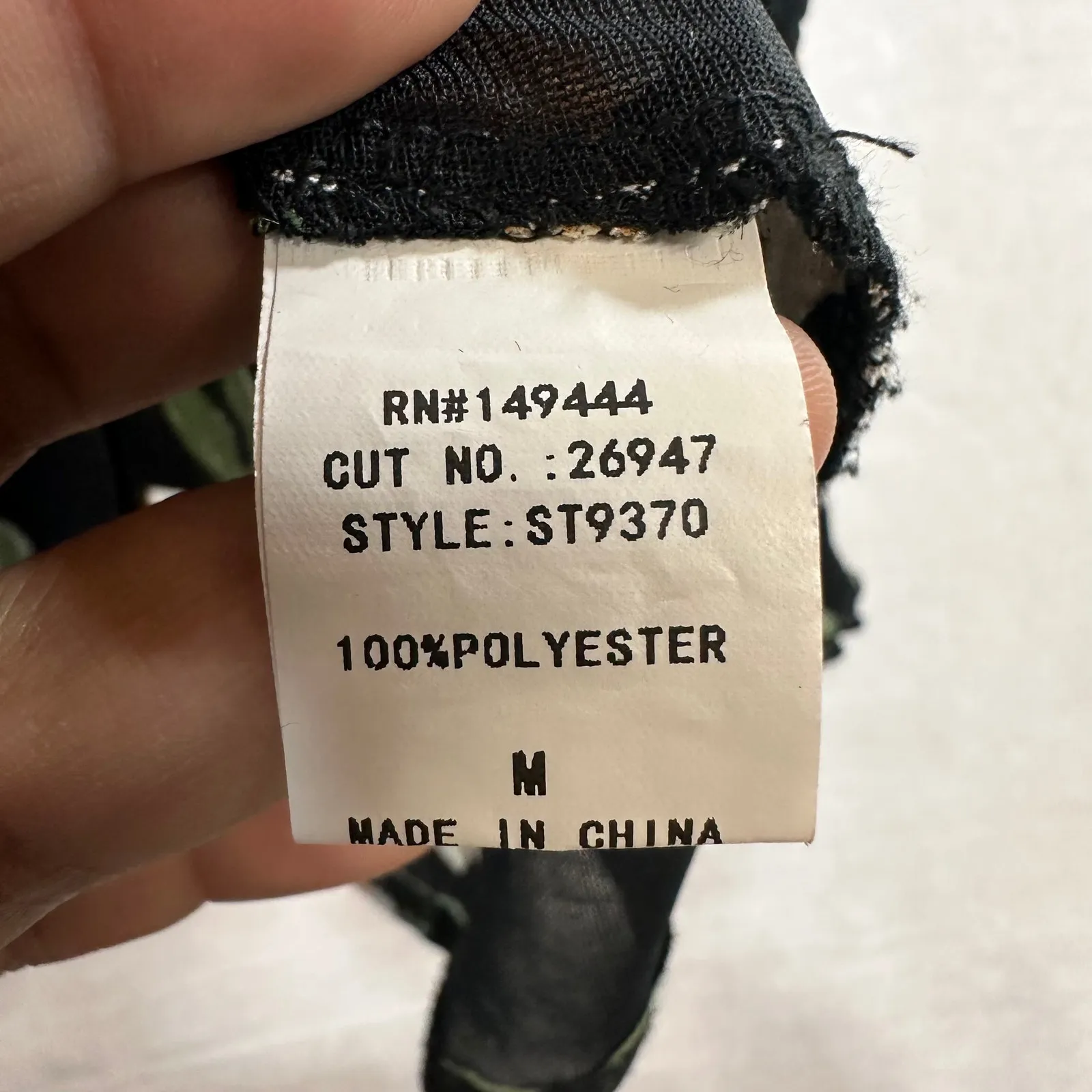 Ember Floral Ruffle Top‎ Long Sleeve Buttoned Women's Medium V - Image 6