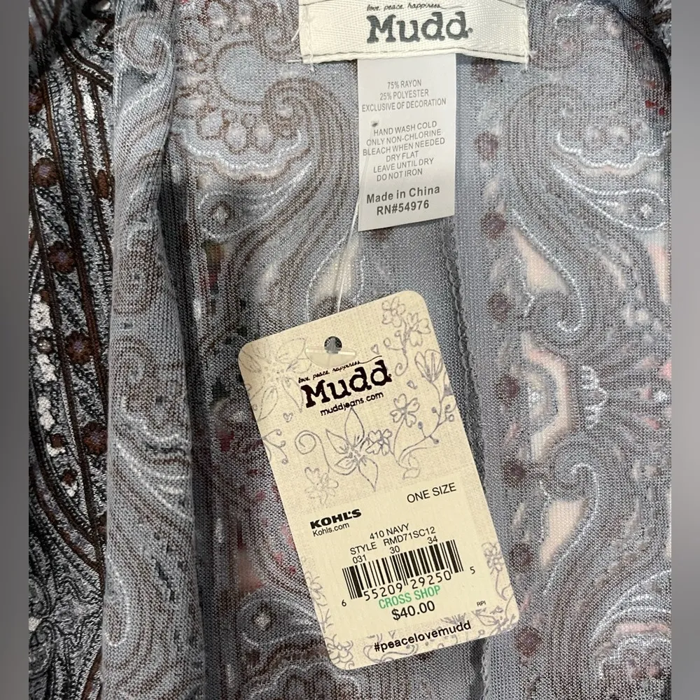 Mudd Beaded Fringe Shall - Image 3