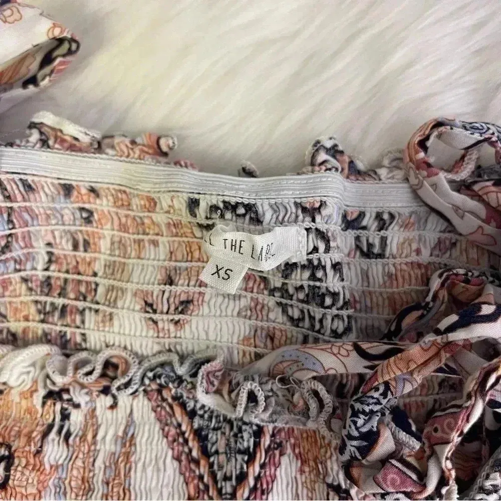 Abel The Label Anthropologie Tiered Patchwork Maxi Dress Size XS - Image 3