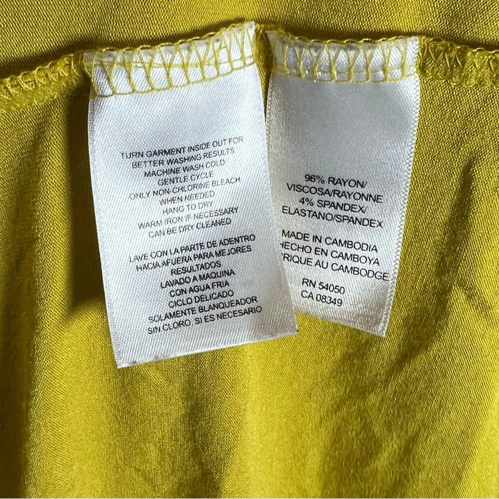 Anne Klein mustard yellow knit top size 2X - Image 5