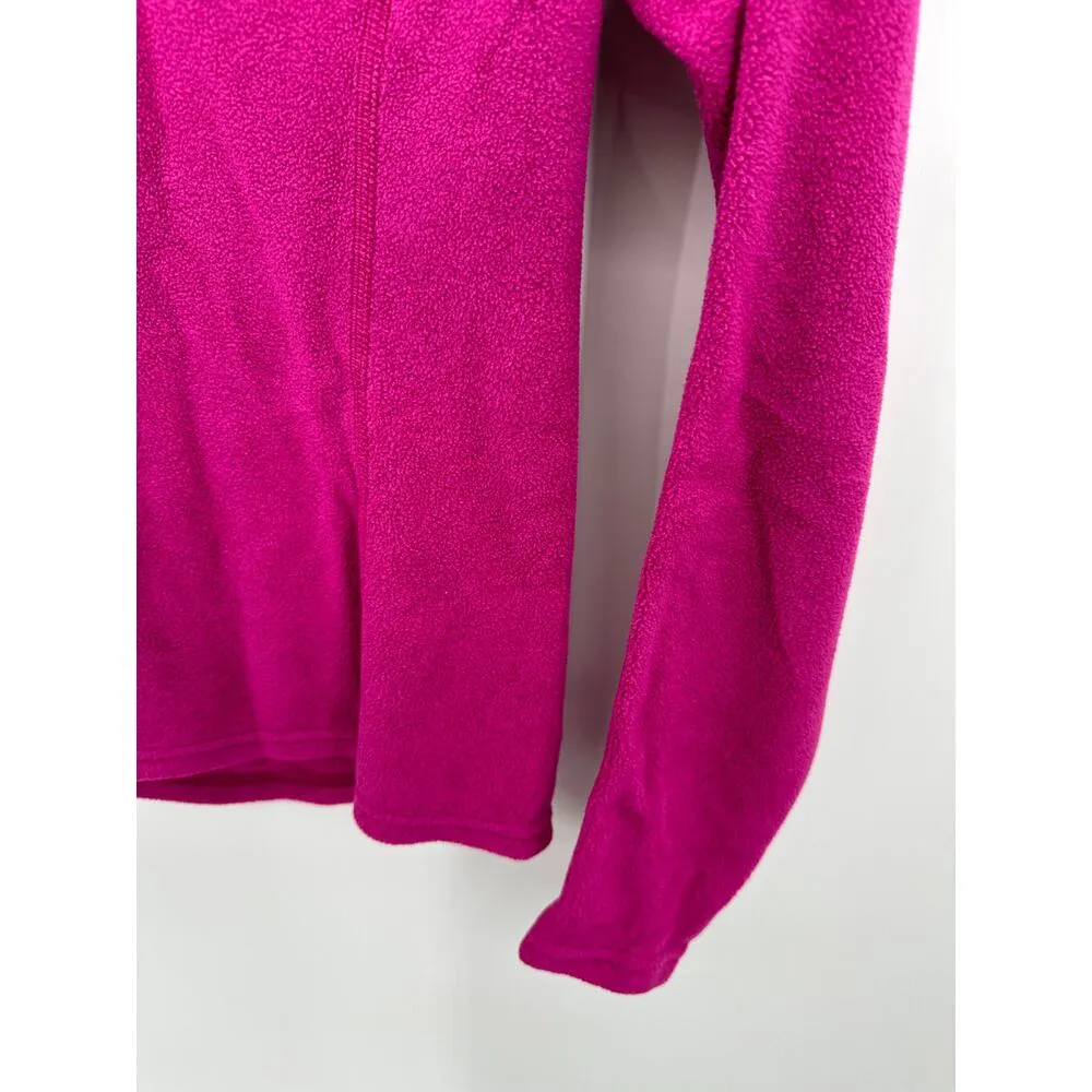 The North Face Pullover Women XS Purple Mauve Fleece Quarter Zip Long Sleeve - Image 4