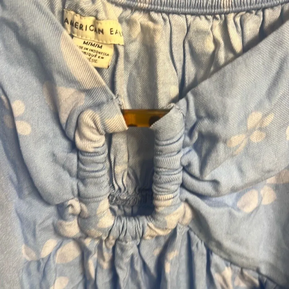 ✨American Eagle Women's Blue Floral Sz Medium Dress✨ - Image 9