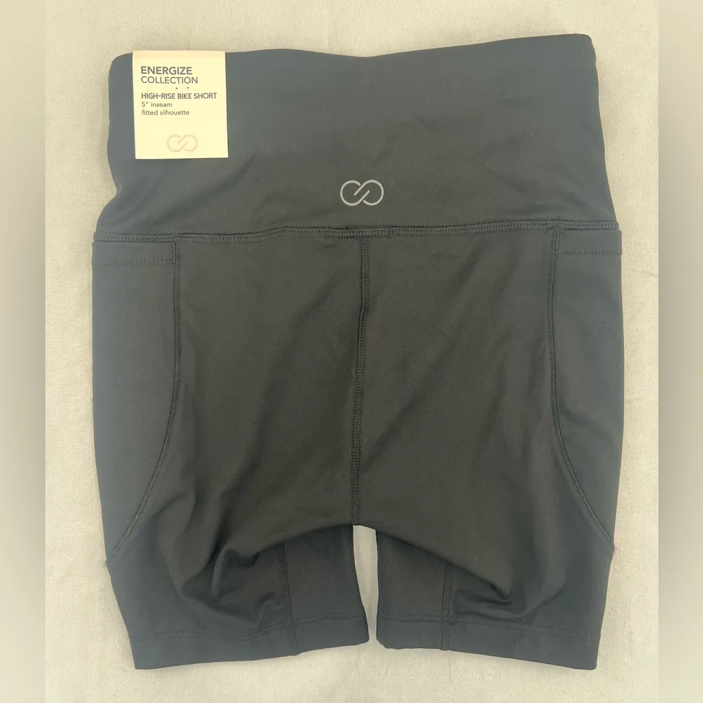Calia Women's Energize High Rise Bike Shorts Pure Black XXS - Image 12