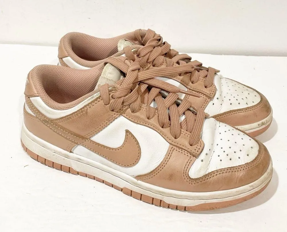 Nike Dunk Size 6 Low Rose Pink Whisper White Low Top Sneaker - Image 3