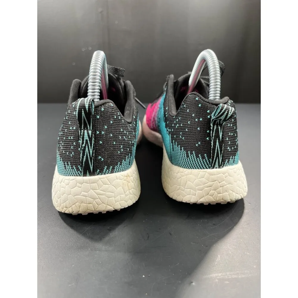 Skechers SKU 7840 Womens Knit Sneakers Pink Teal Low Top Shoes - Image 6