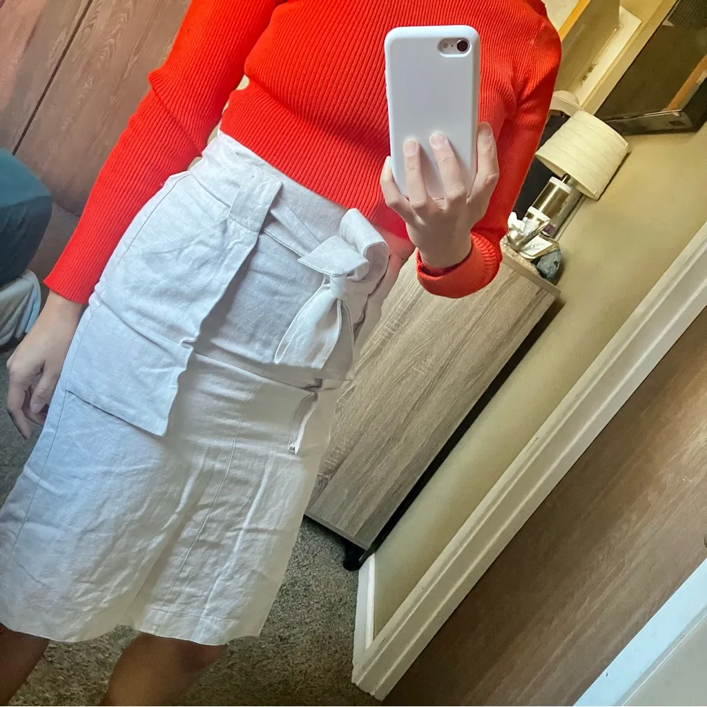 H&M linen blend skirt - Image 2