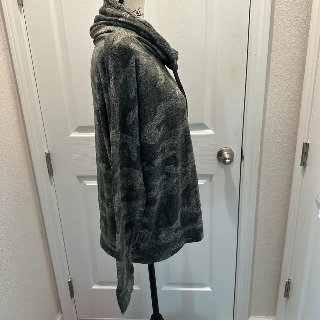 Maurices Camouflage Cowl Neck Sweater - Image 4