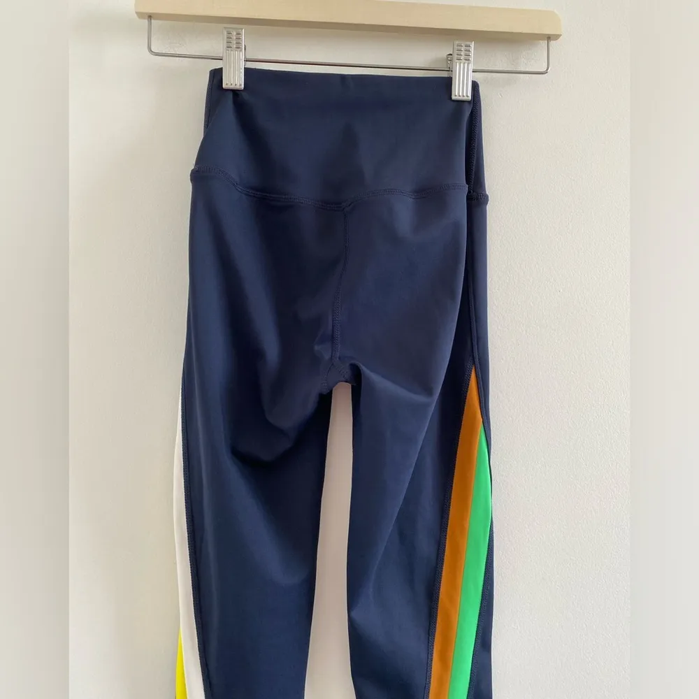 Splits59 Pierce High Waist Techflex 7/8 Legging Indigo, Copper & Yellow Size XS - Image 9