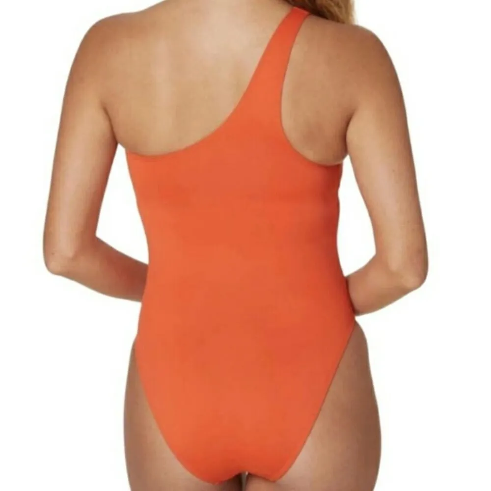 Andie The Nantucket One Piece One Shoulder Swim Bathing Suit Siren Size L New - Image 3