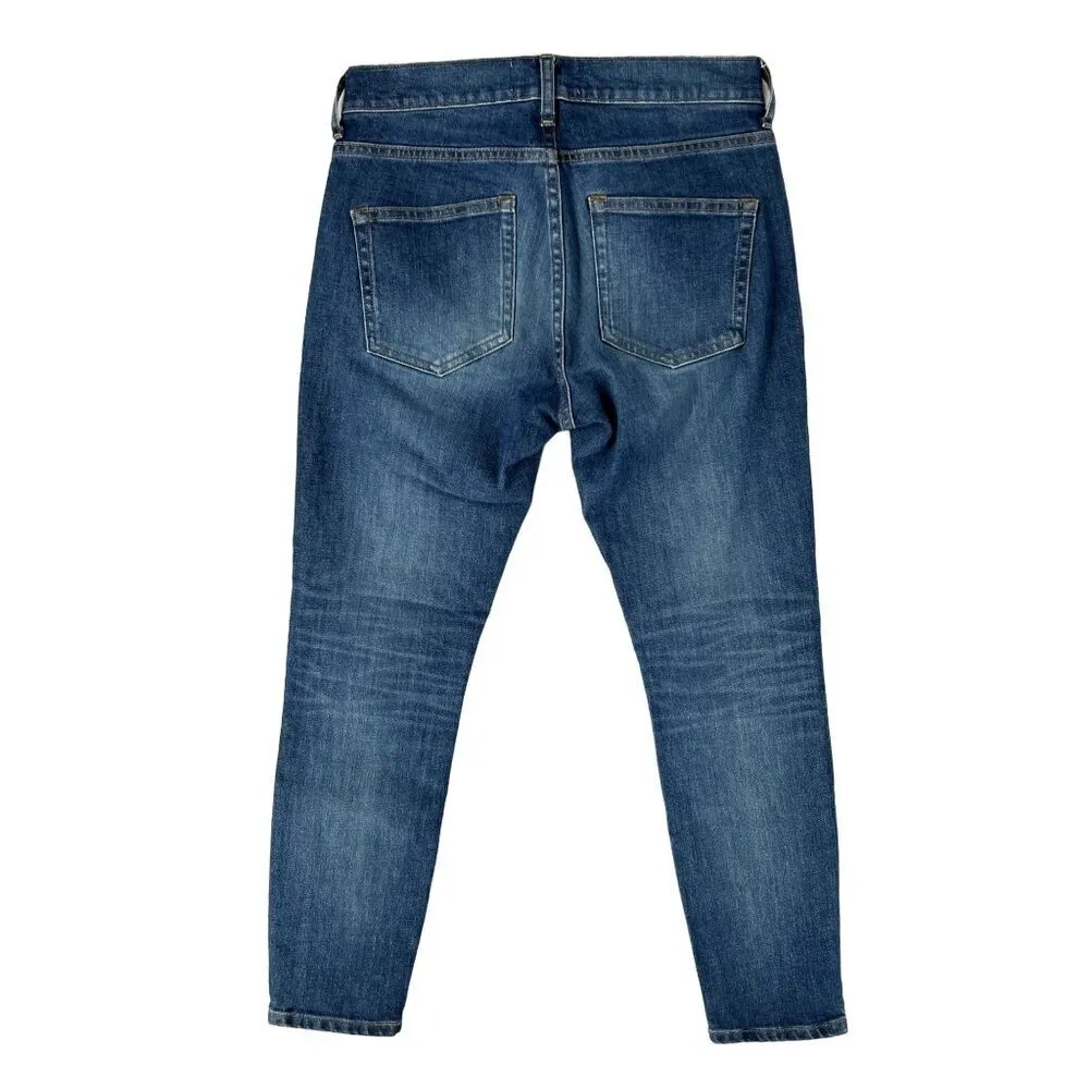 Everlane Womens Jeans Size 26 Skinny Ankle Stretch Blue‎ Medium Wash Denim Mid - Image 2