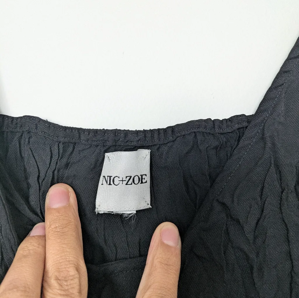 Nic + Zoe Crinkle Crush Tank Sz S - Image 3