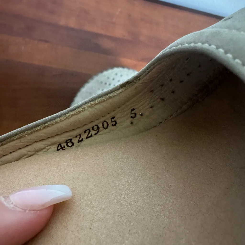 Finn Comfort Gray Soft Bellevue Mary Jane Strap Slip On Shoe Women 37 Grannycore Size 6.5 - Image 5