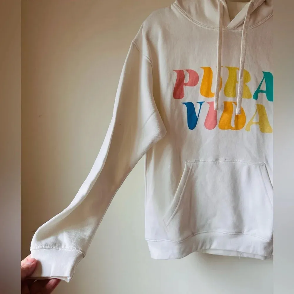 Pura Vida Hoodie Sweatshirt Beachy Coastal Size XS NWT - Image 6