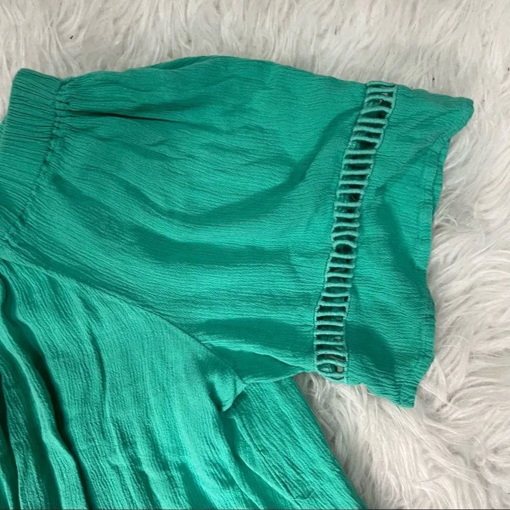 Westbound green summer / spring cute casual top / blouse PM - Image 5