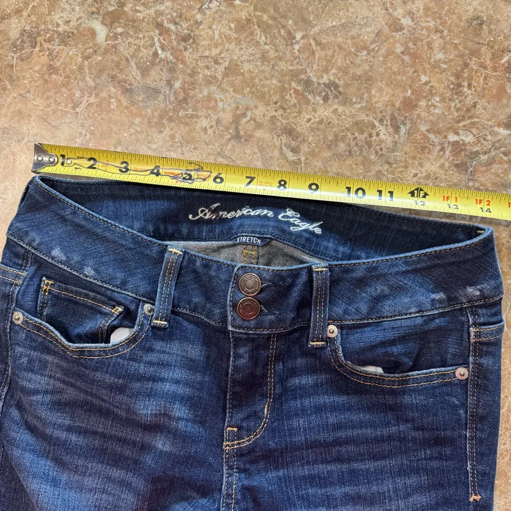 American Eagle  Artist Cropped Jeans Womens 4 Regular - Image 6