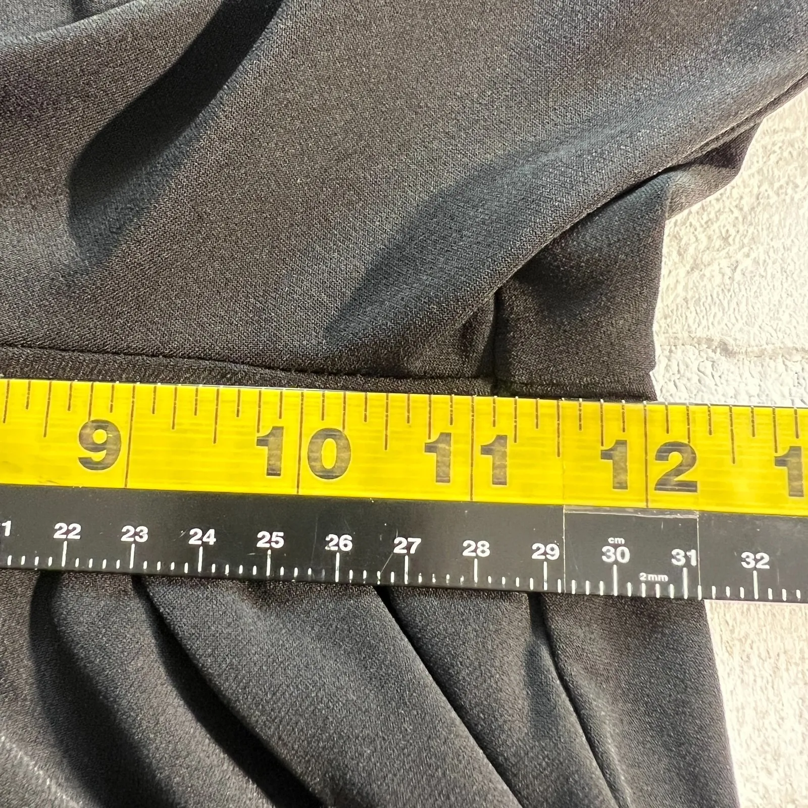 Clara Sun Woo Pants Womens Large Black Straight Leg Pull On Pocket Elastic Waist - Image 11