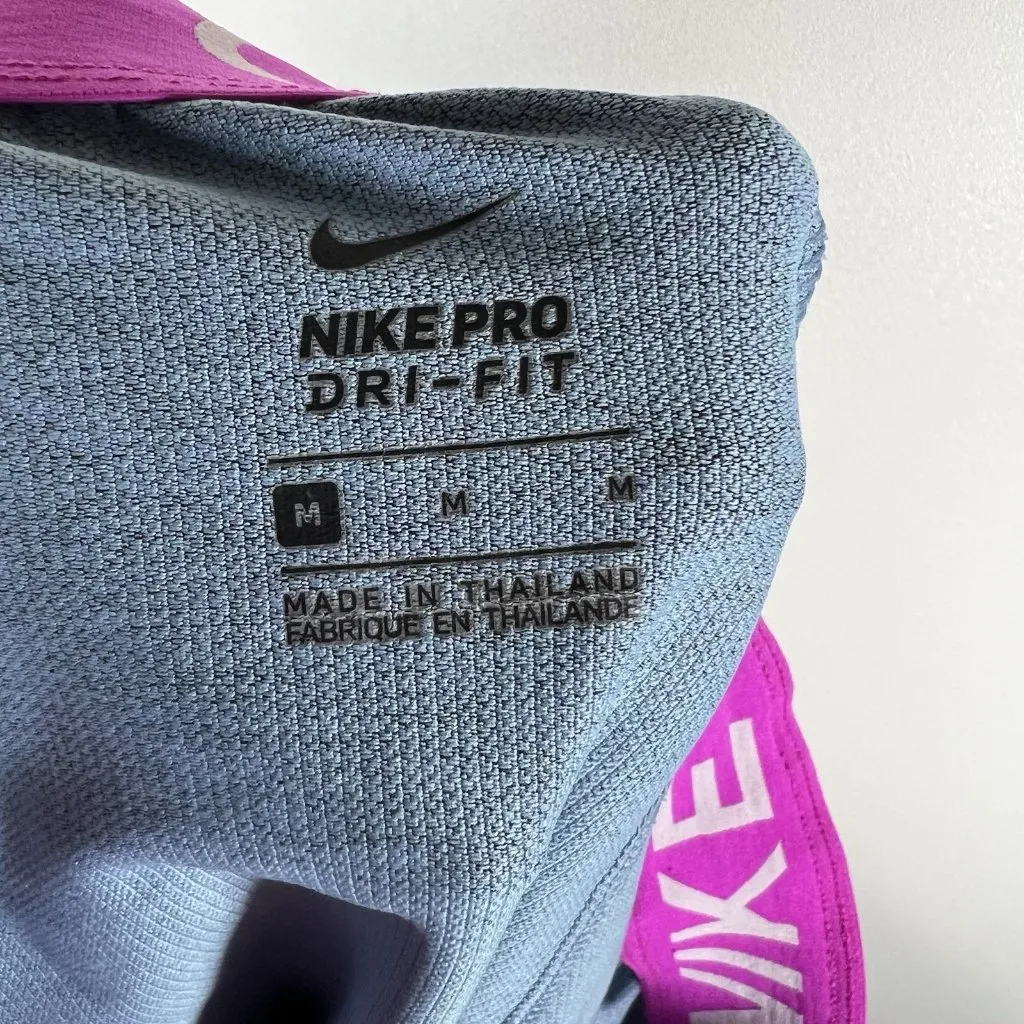 Nike dri-fit Purple drawstring shorts‎ Women’s Size Medium Athletic Running - Image 4