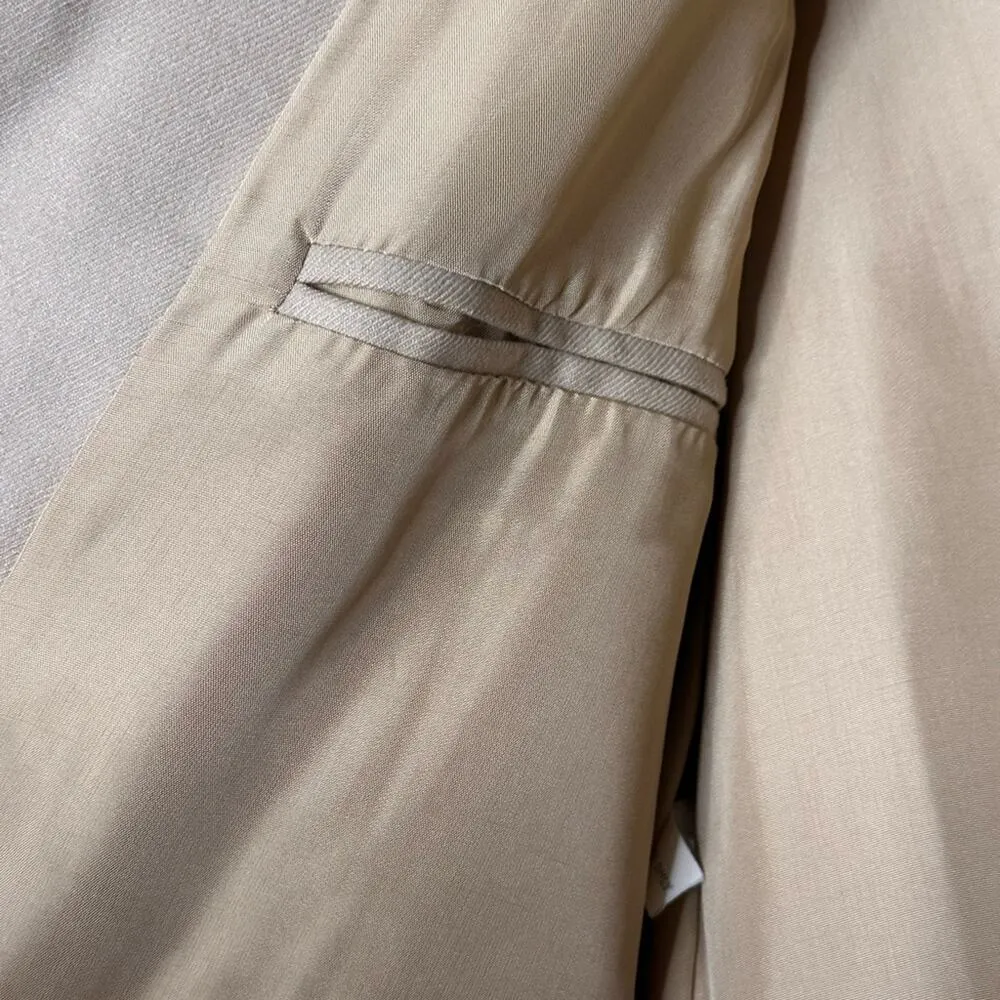 Vintage Bonders Co Wool Camel Skirt And Blazer Set Tan Size 10 - Image 8