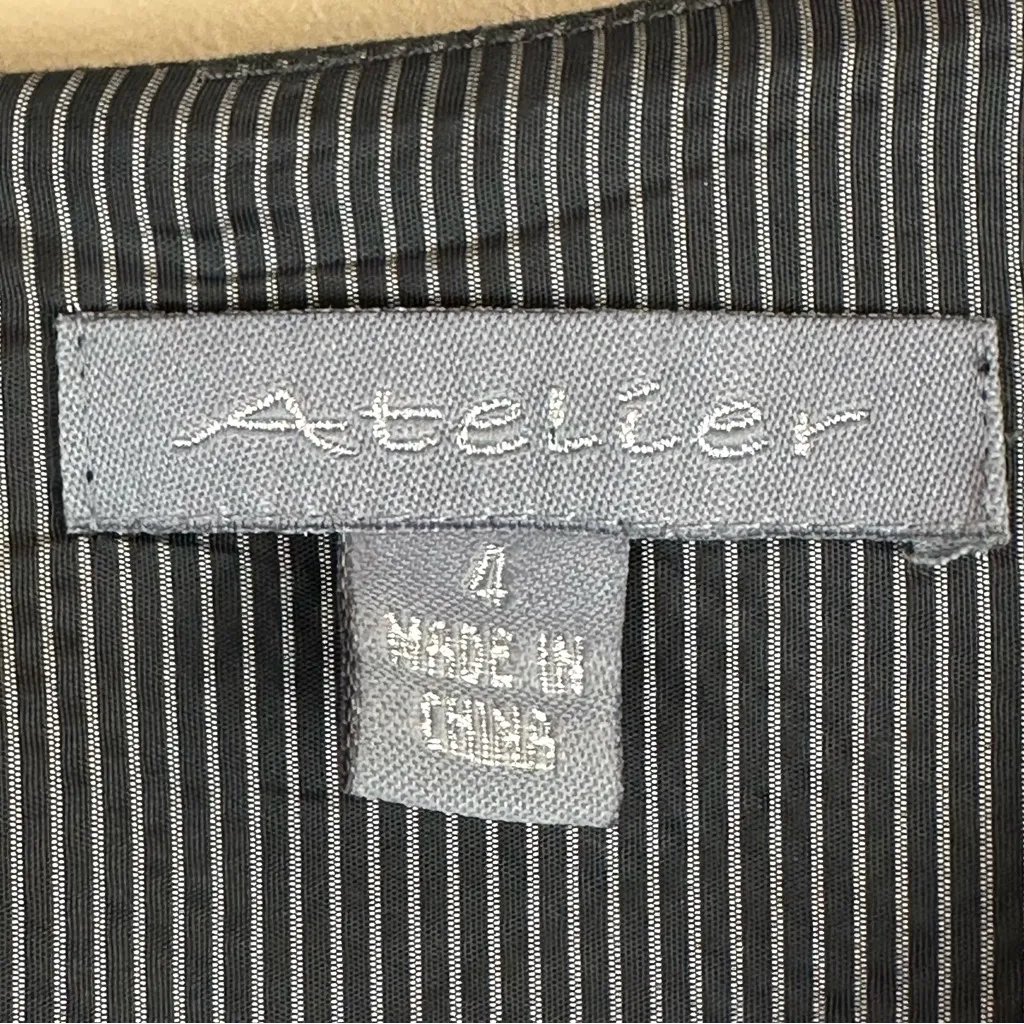 Atelier Gray Front Pocket Sleeveless Dress 4 Academia Goth Librarian - Image 7