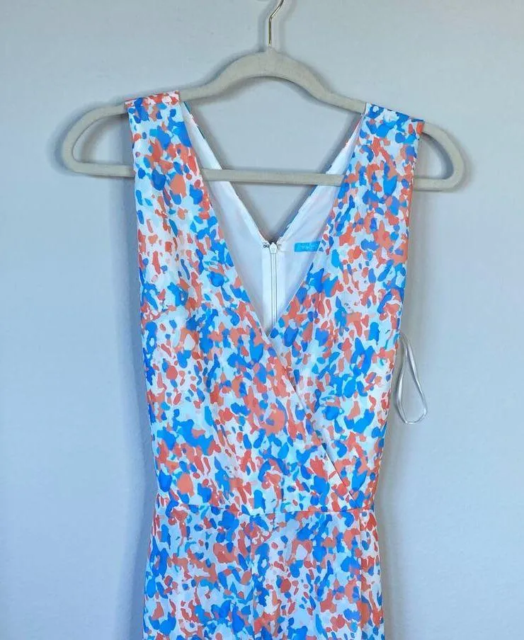 J. MCLAUGHLIN Hermione Jumpsuit Belted Pockets Pier Pebble Resort Size 8 Beach - Image 4