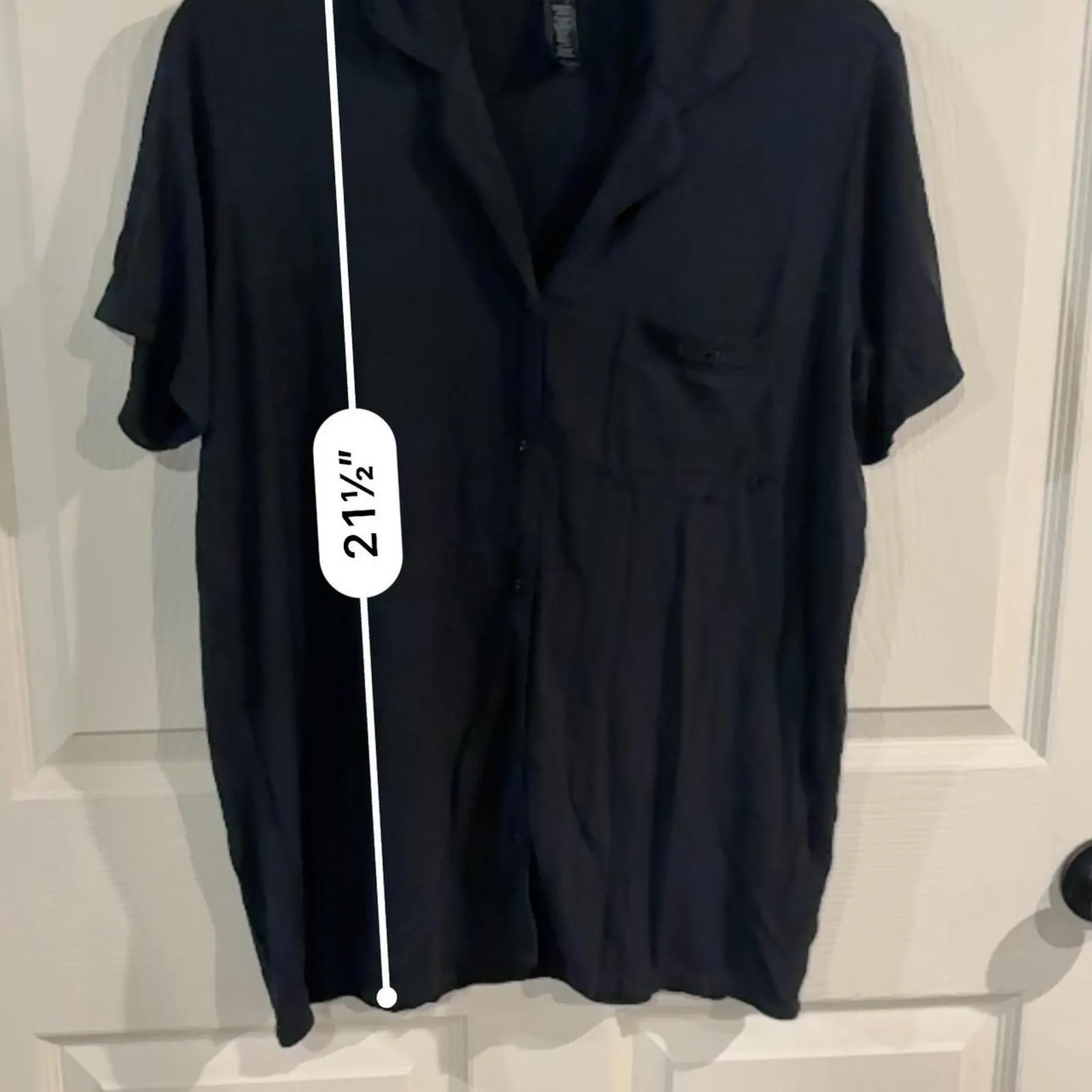 Skims black collared blouse - Image 5