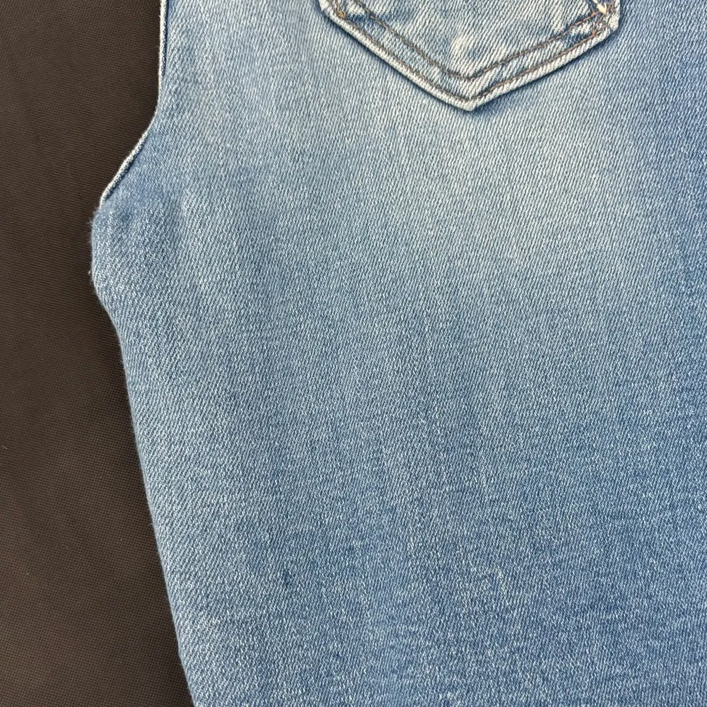 Mother Mid Rise Dazzler Ankle Fray Jeans Dropping In Size 26 - Image 7