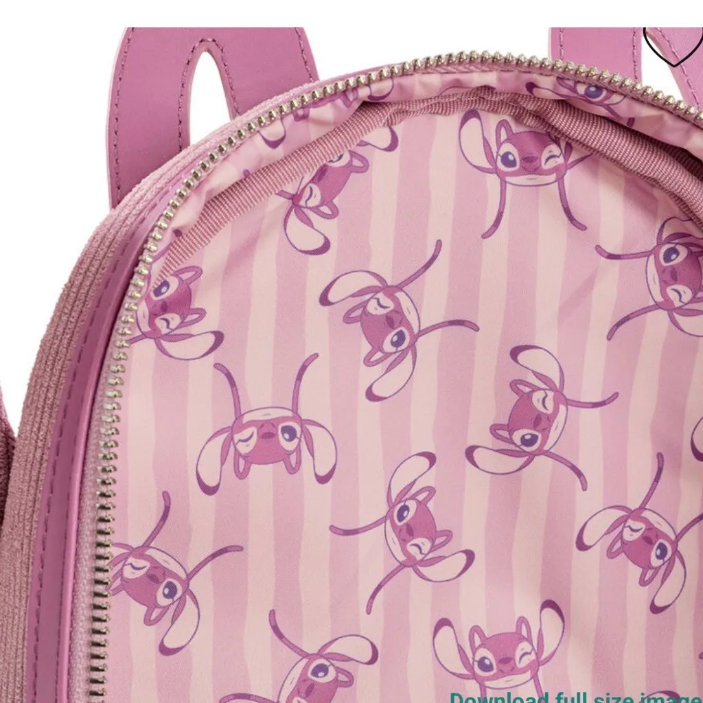 Loungefly Disney Angel from Lilo & Stitch mini backpack with matching coin purse - Image 7