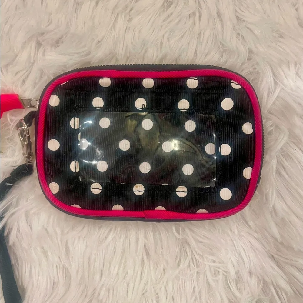 Zippered ID Pouch with Letter A Pink - Image 2