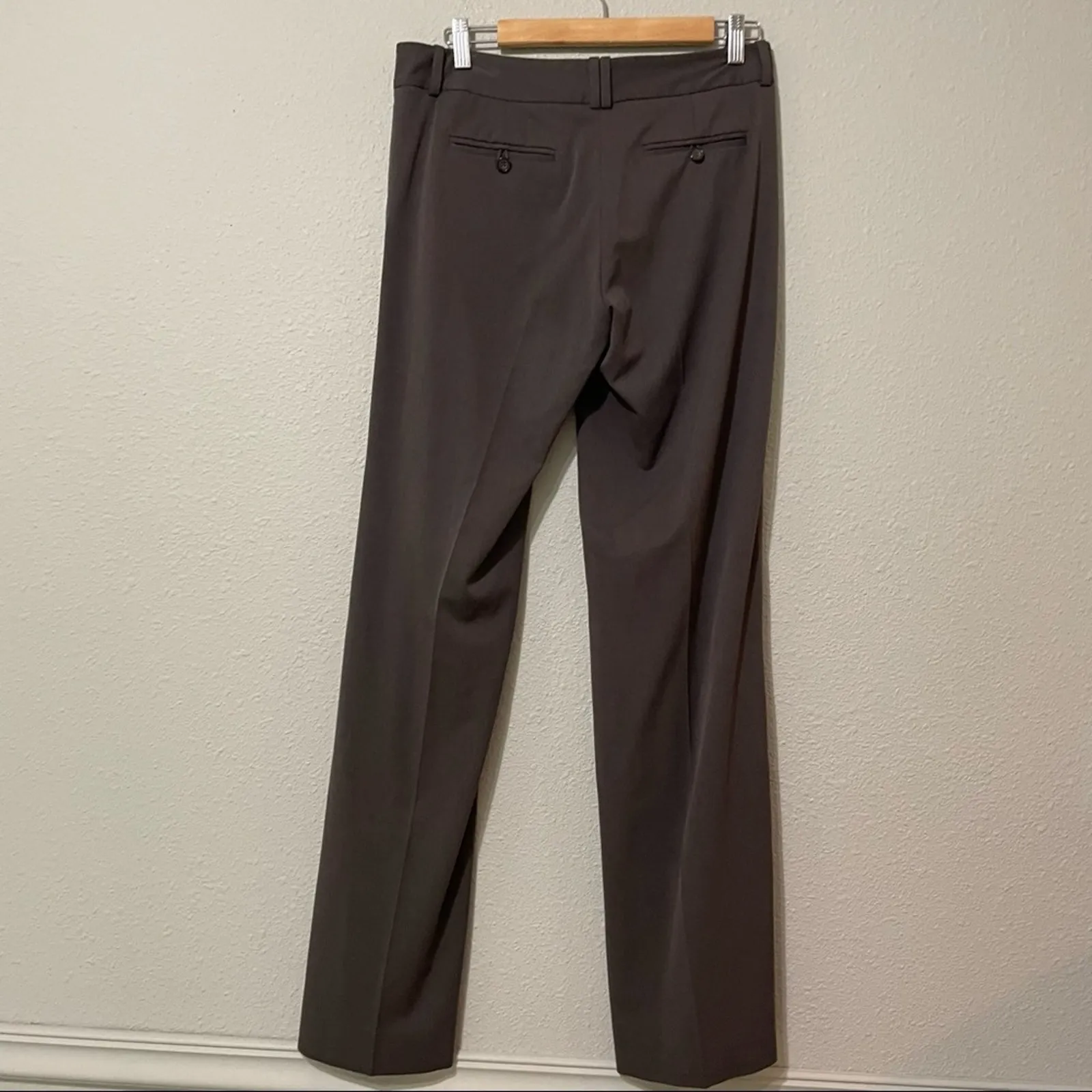 Robert Rodriquez Brown Straight Leg Trouser Dress Pants Womens 6 Slacks Career - Image 5