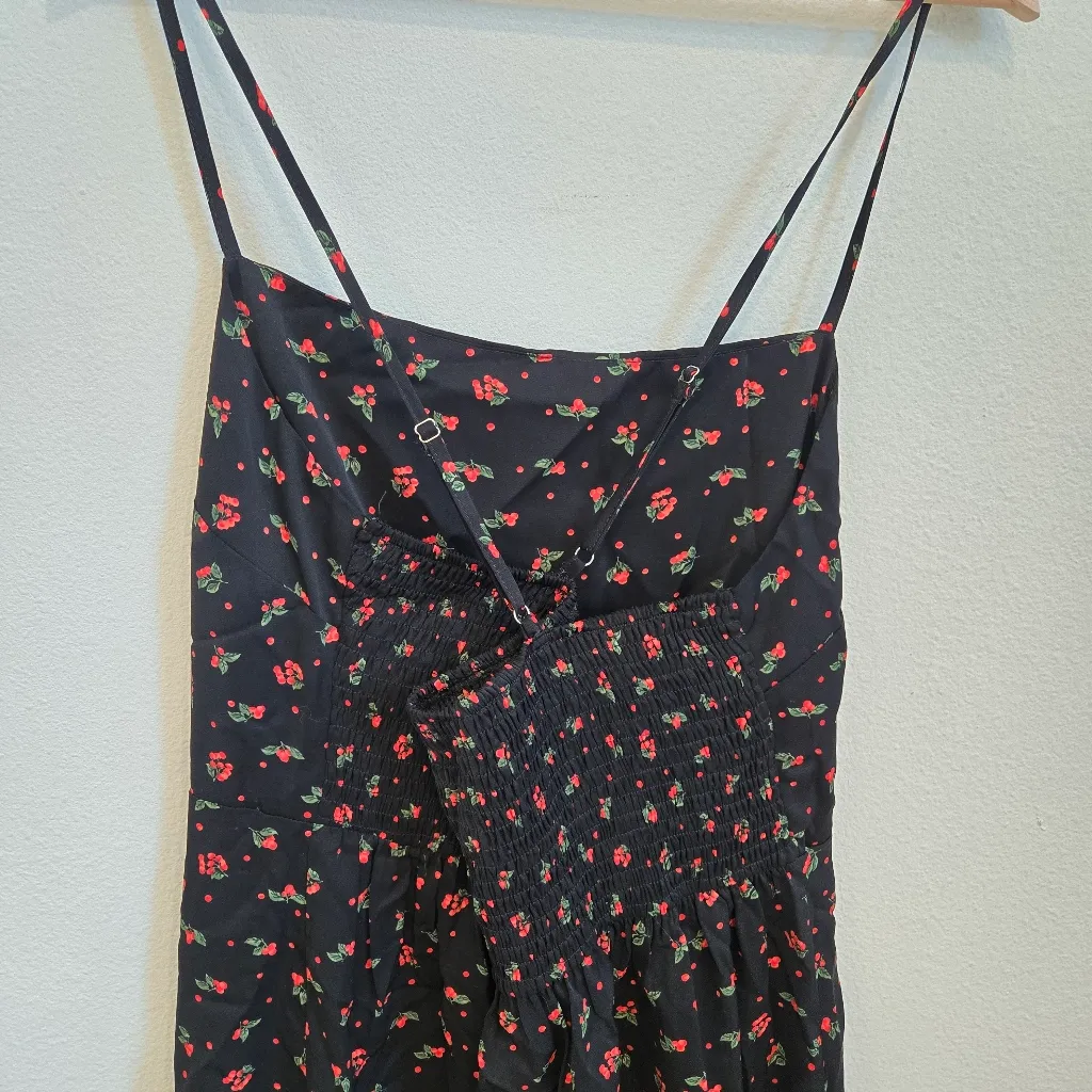 Cider Black Floral Coquette Cottagecore Milmaid Y2k Dress 1XL - Image 14