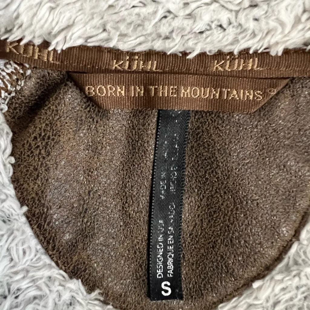 ❄️ KÜHL Sherpa Fleece Hooded Jacket Full Zip – Small ❄️ - Image 6