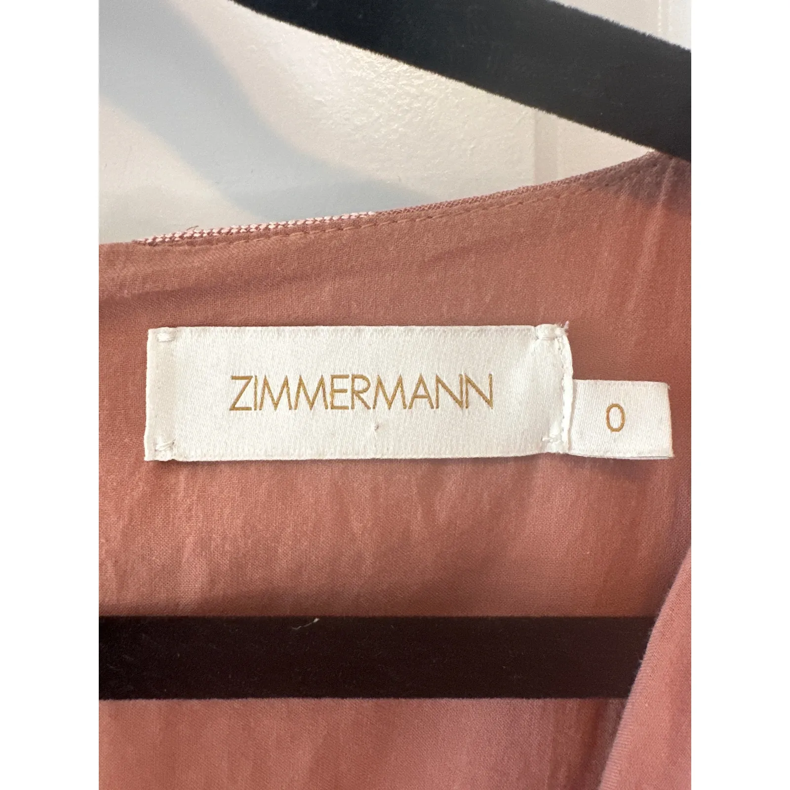 Zimmermann Burnout Sunray Pleated Midi Dress Pink Size 0 – Excellent Condition - Image 4