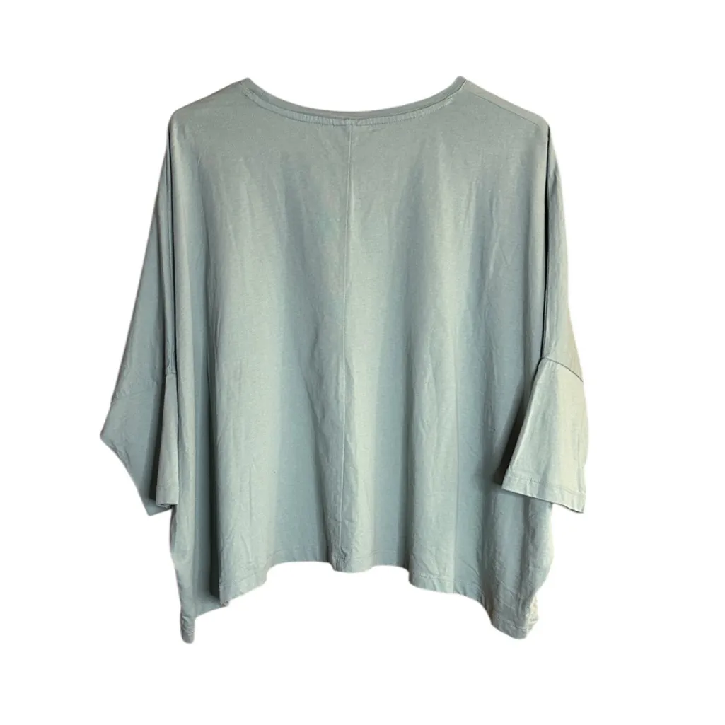 ASOS Relaxed Fit Blouse in Pale Green - Image 3