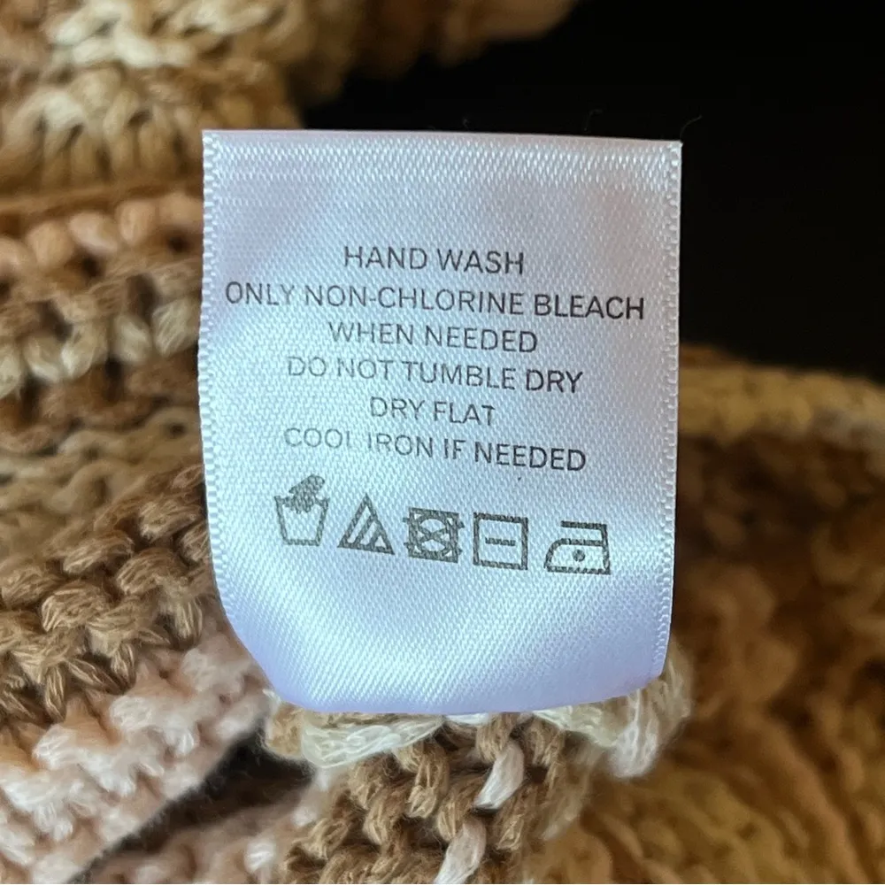 Tularosa Esme hooded pullover sweater in Sage Desert Stripe, cropped, sz XS - Image 12