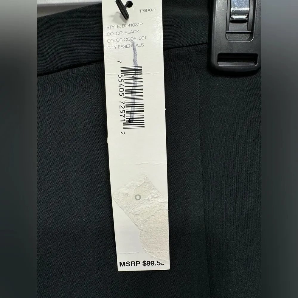 Donna Karan C Black Long Sheer Panel Maxi Skirt Size 0 NEW - Image 8