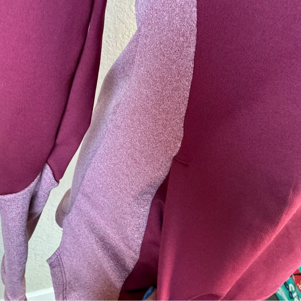 Under Armour ColdGear Fitted Pullover Top Maroon‎ Athletic Womens - Image 6