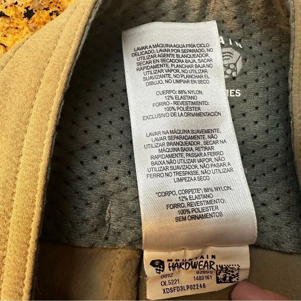 Mountain Hardwear Women Hiking Skirt Sz 6 Light Brown Drawstring Outdoor Pockets - Image 5