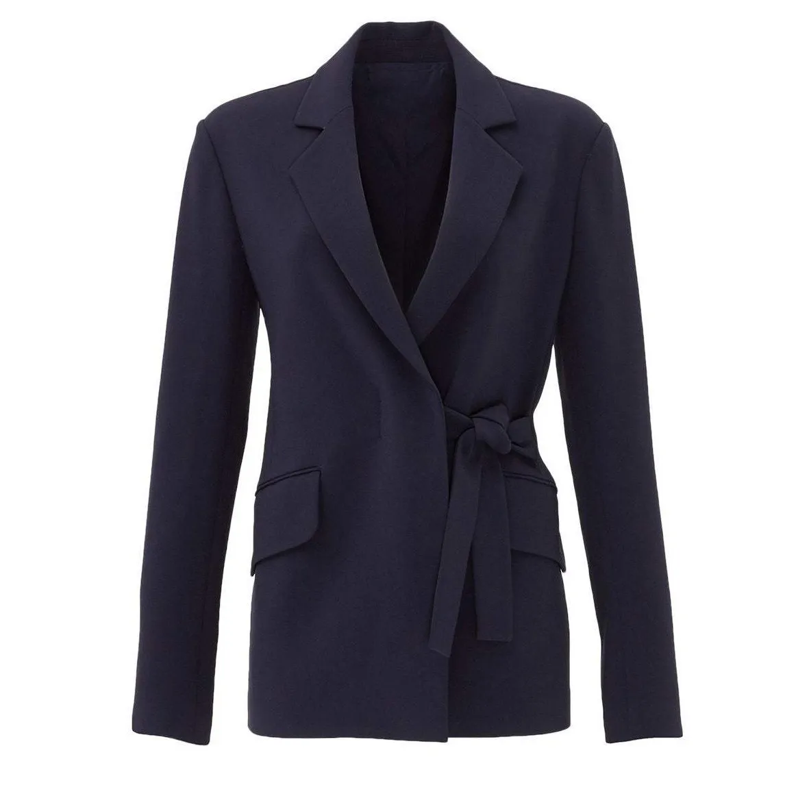 Theory Nibel Admiral Navy Blue Blazer Size 8 Business Formal Party Minimal - Image 4